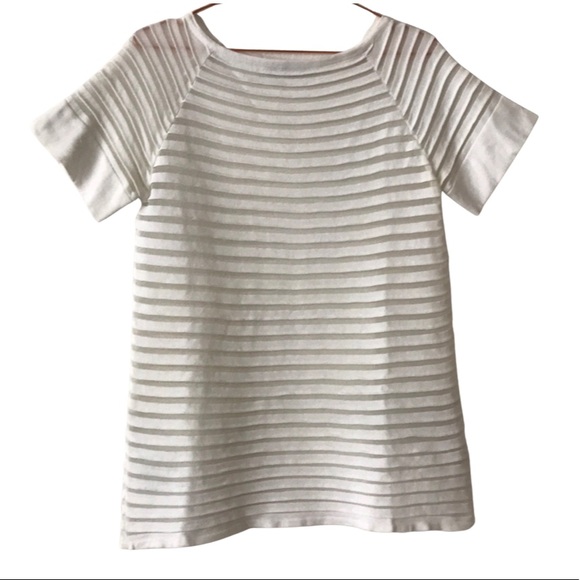 Zara white striped shirt Size S - Picture 2 of 6